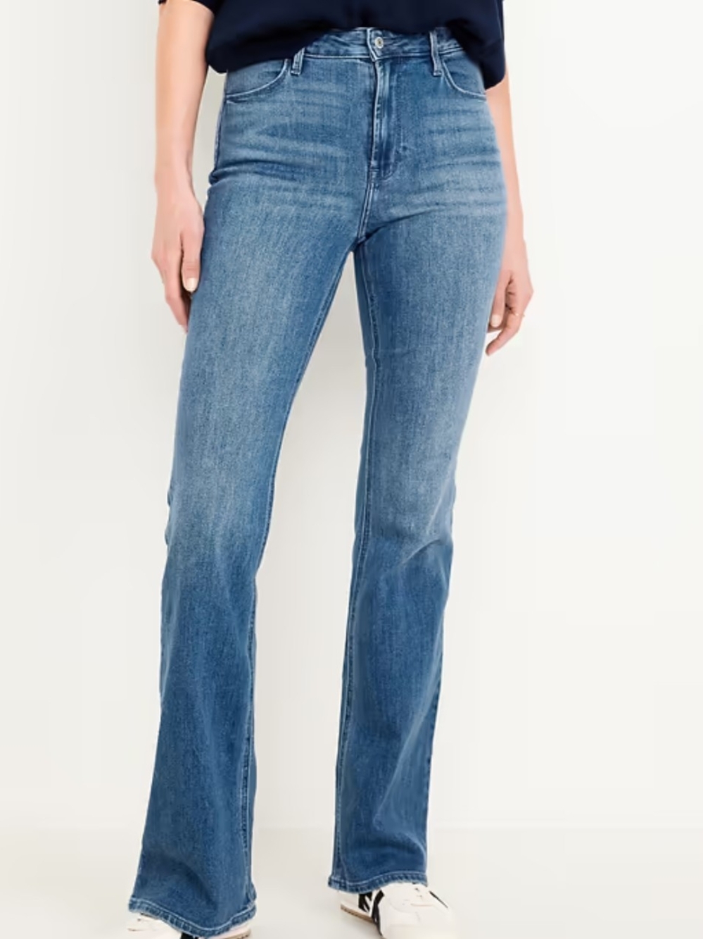 Old Navy High-rise Blue Flare Wow Jeans